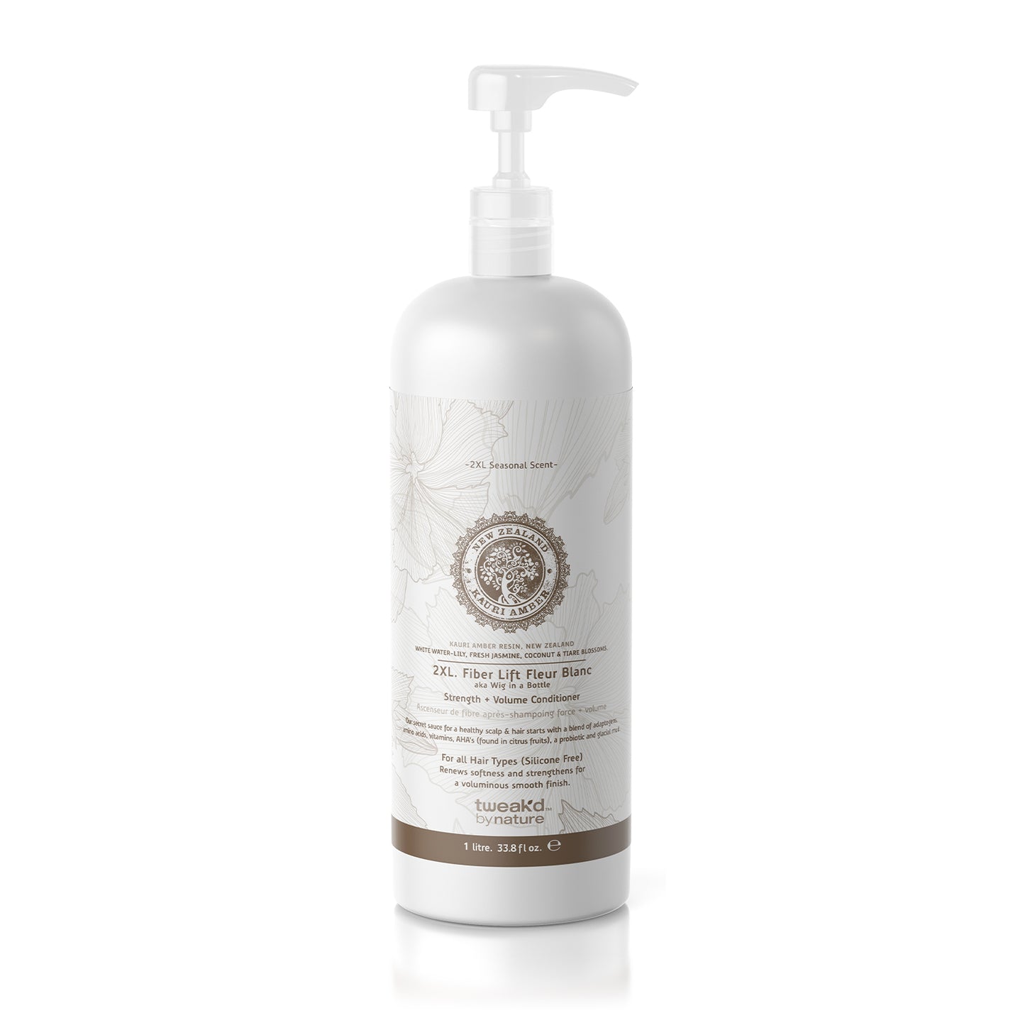 Tweak'd by Nature 2XL Fiber Lift Fleur Blanc Strength + Volume Conditioner