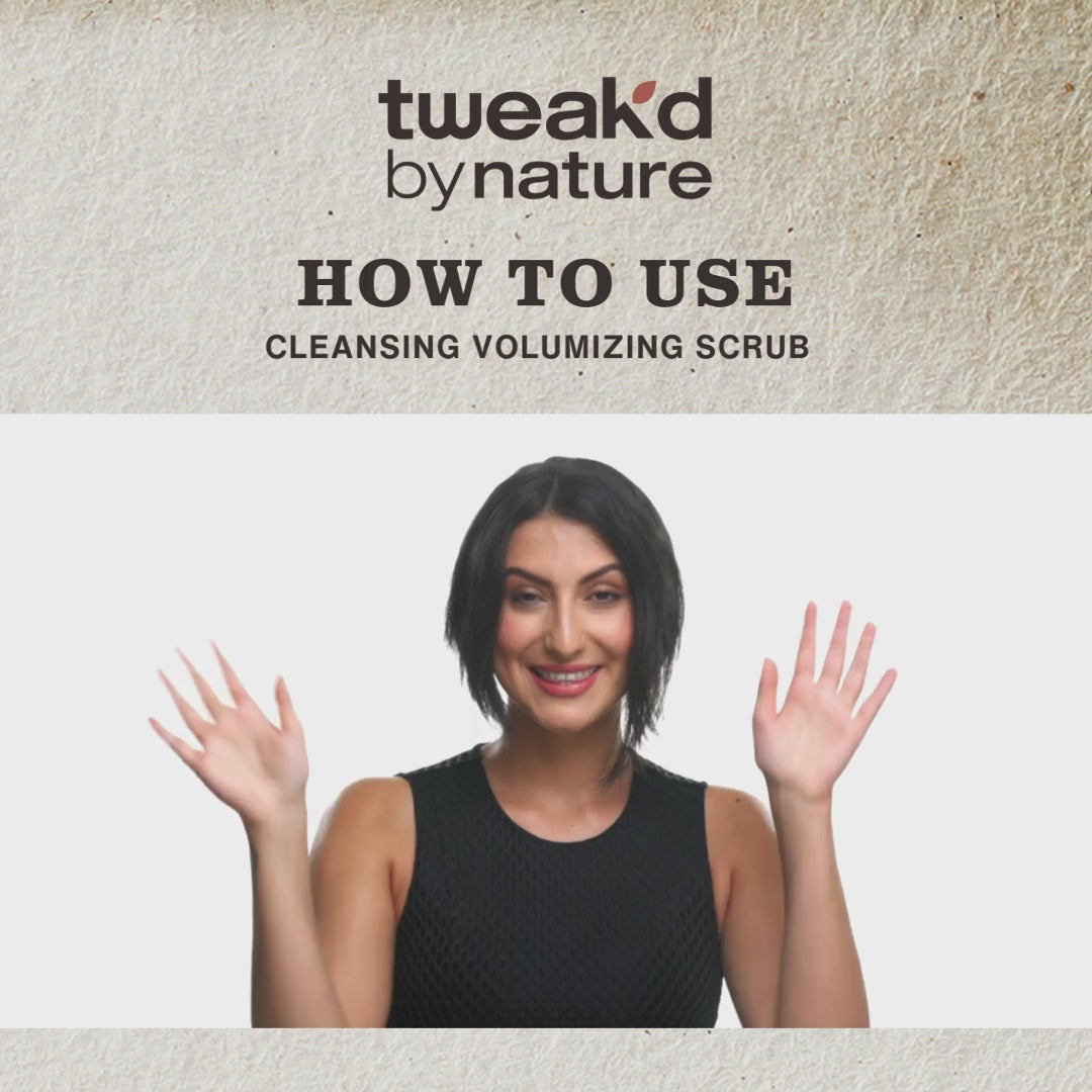 How to use Restore Cleansing Volumizing Scrub