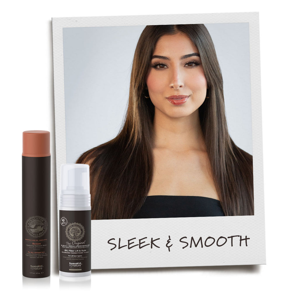 
                  
                    Tweak'd by Nature Get the Look: Sleek & Smooth Blow-Dry Set
                  
                