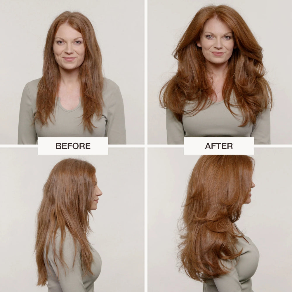 
                  
                    Before and After using Tweak'd by Nature Volumizing Scrub 
                  
                