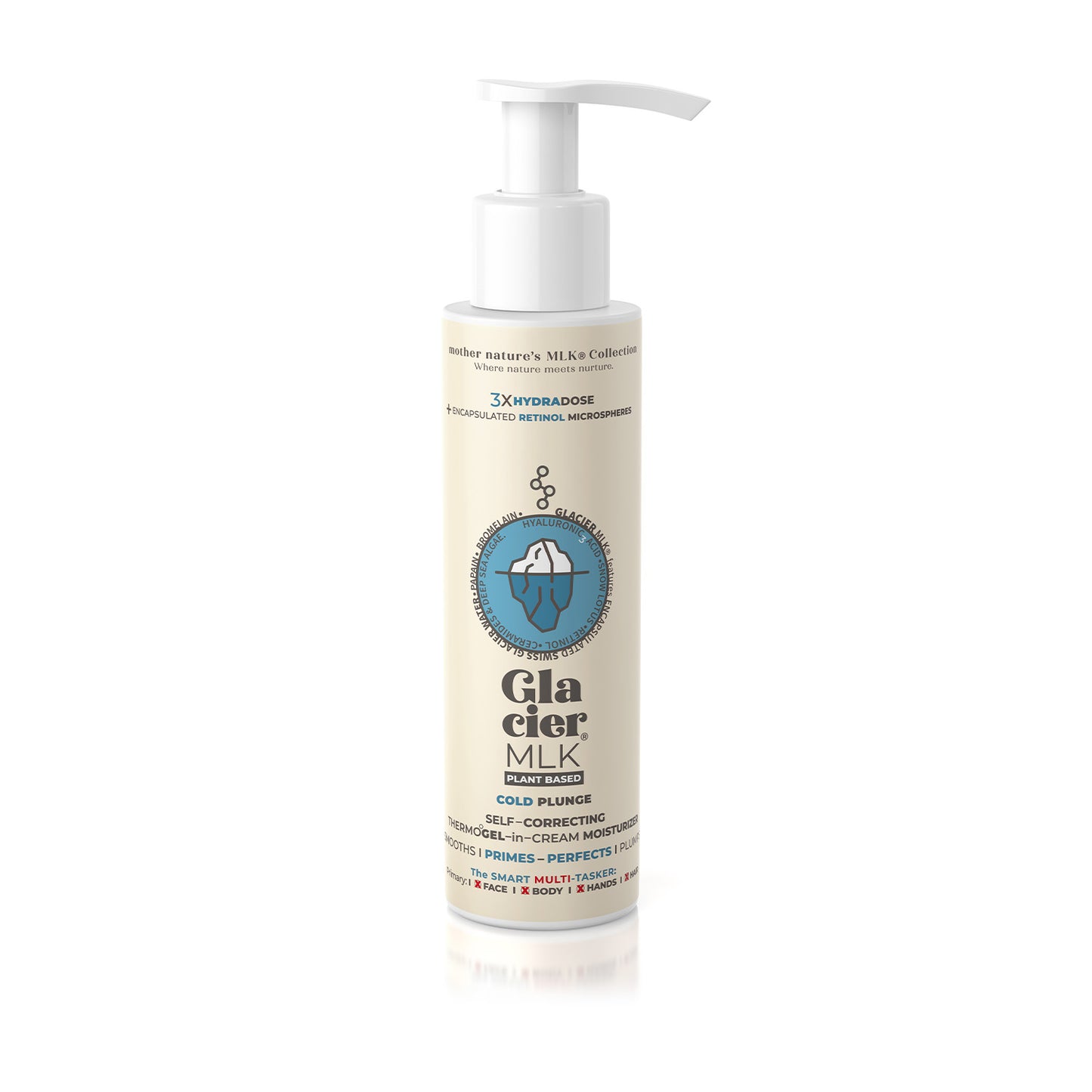 Tweak'd by Nature Glacier MLK Cold Plunge Self-Correcting Thermo°Gel-in-Cream Moisturizer