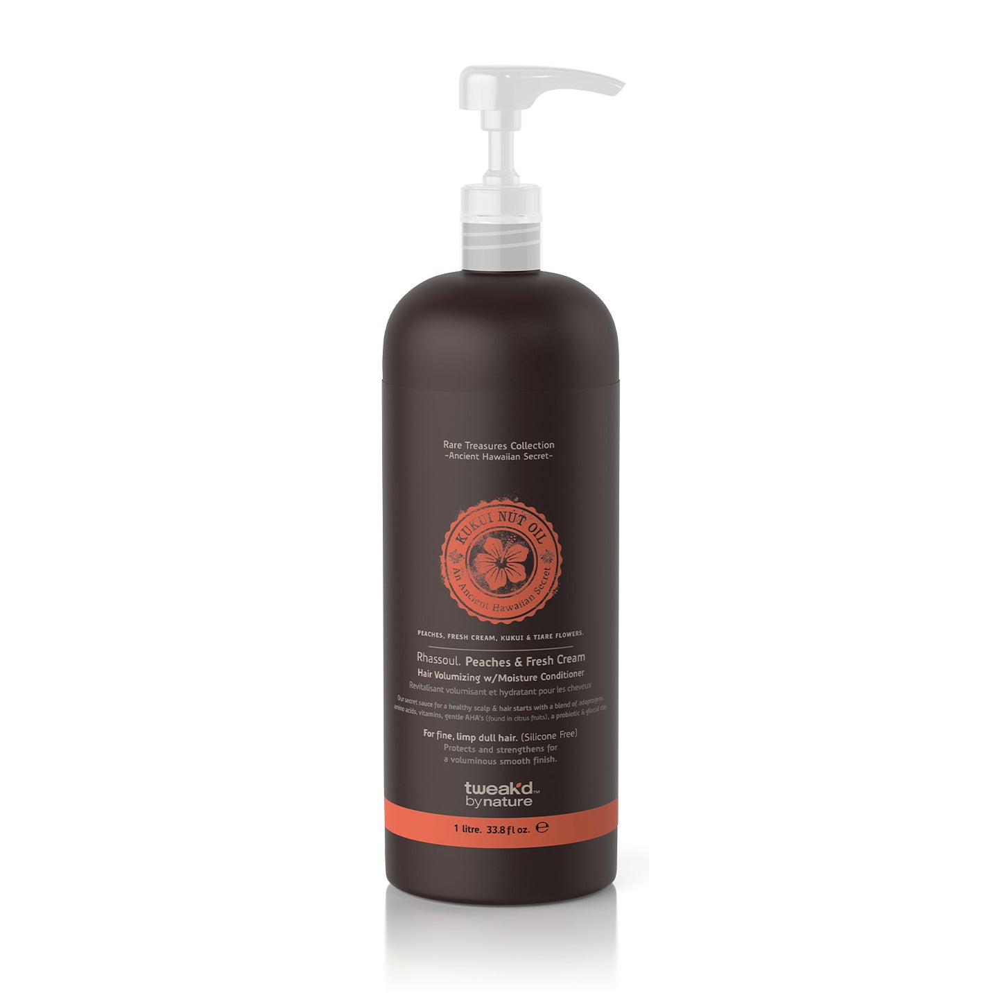 Tweak'd by Nature Rare Treasures Peaches and Fresh Cream Hair Volumizing Conditioner 33.8oz