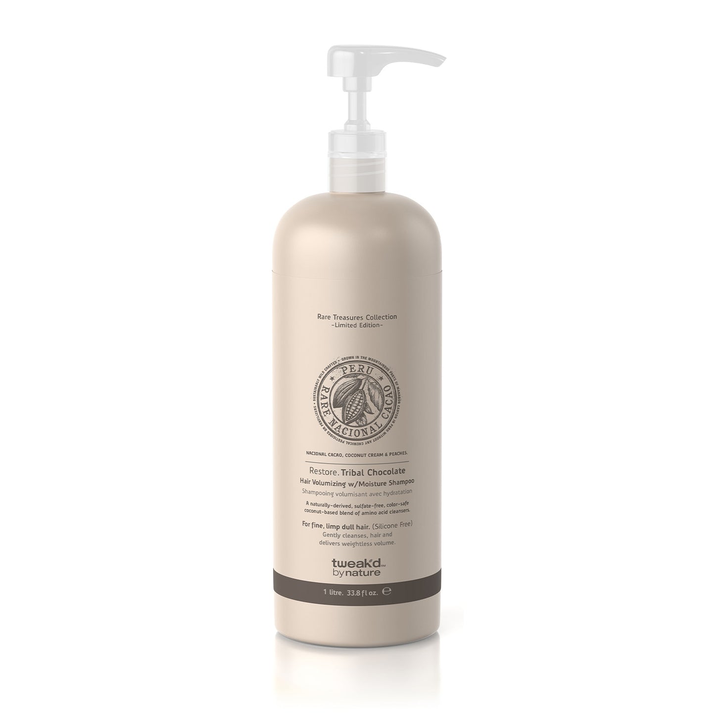 Tweak'd by Nature Rare Treasures Tribal Chocolate Hair Volumizing Shampoo 33.8oz