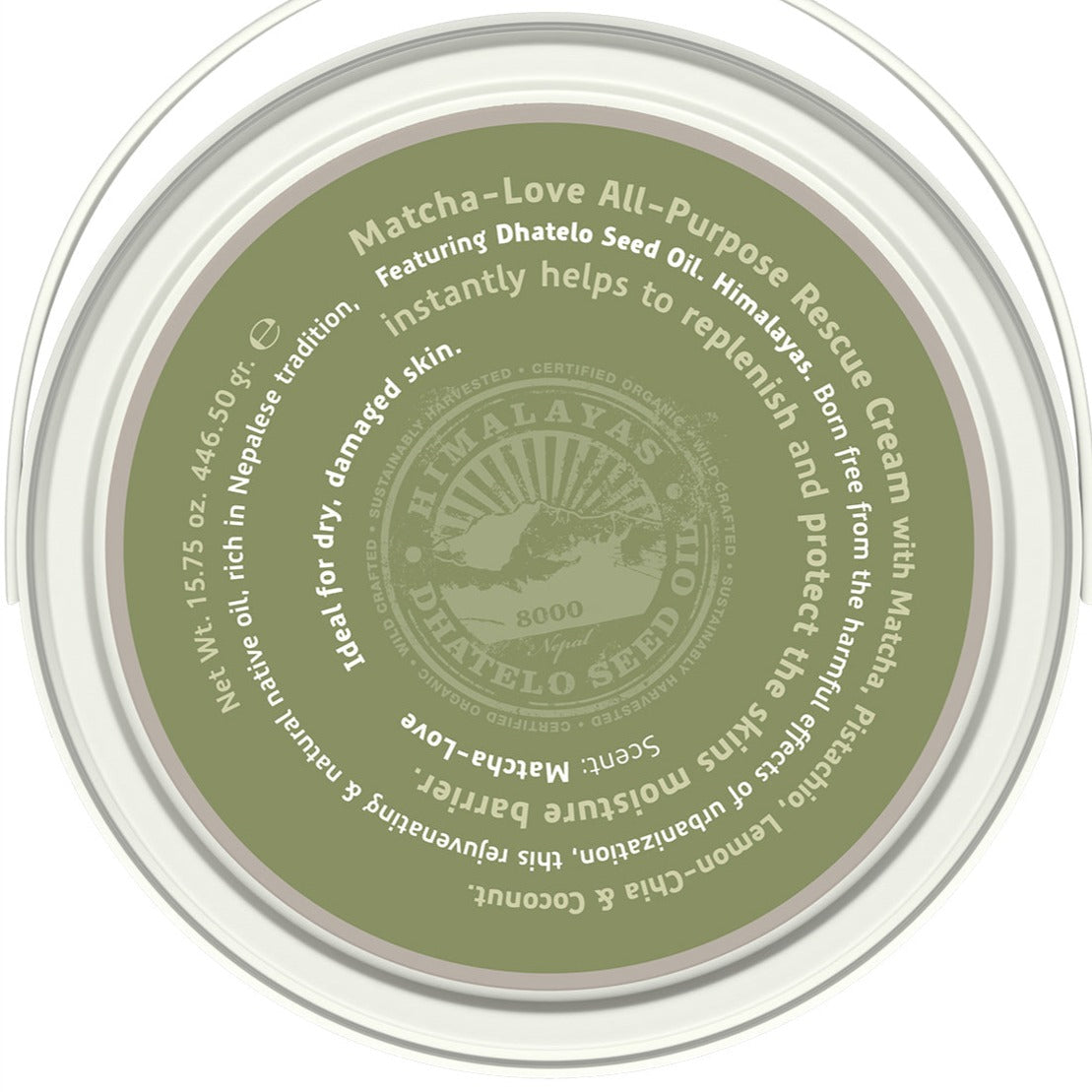 Tweak'd by Nature Restore Matcha-Love All-Purpose Rescue Cream, ideal for dry and damaged skin